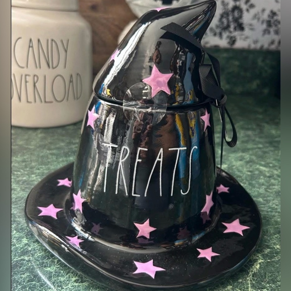 ༆NWT RAE DUNN “TREATS” HALLOWEEN CANISTER༆